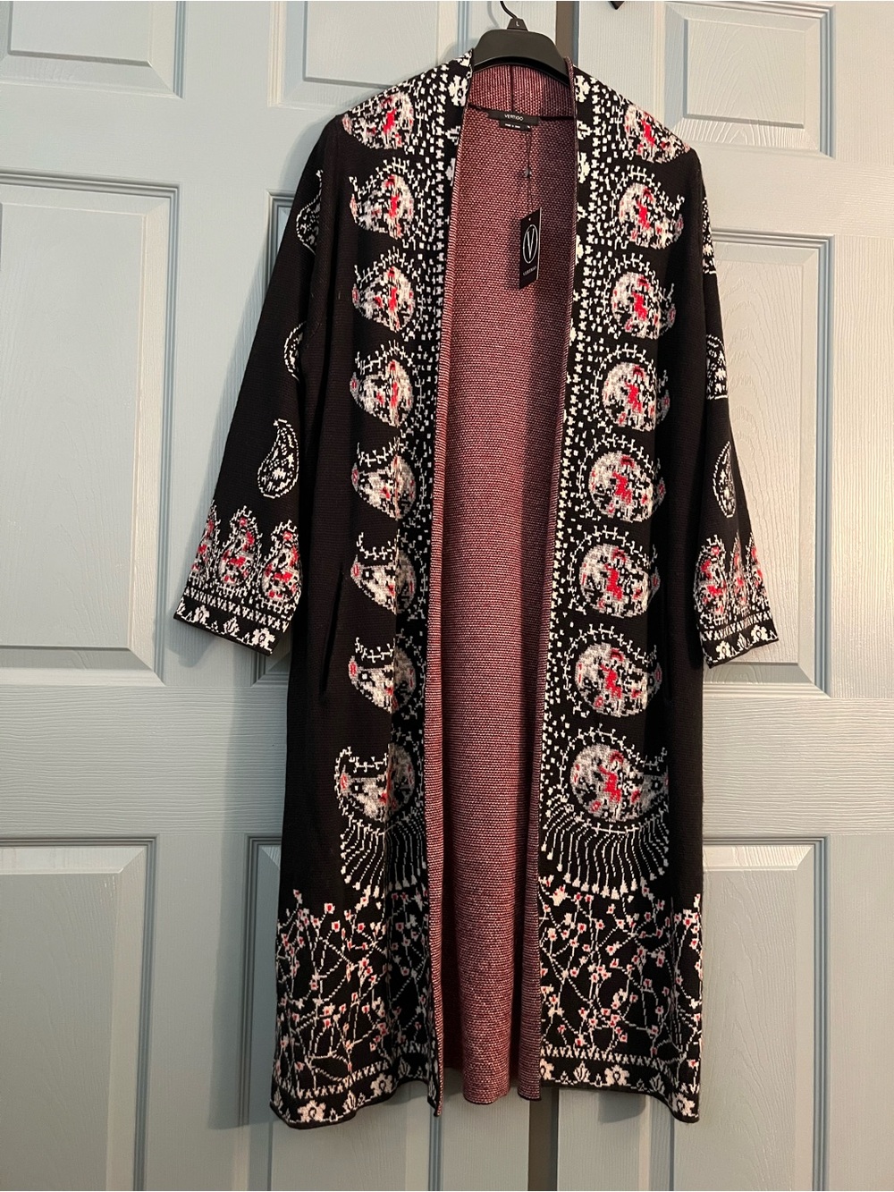 Vertigo Long Cardigan Sweater